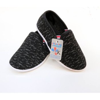 Giày trẻ em len xanh  A16Len-6